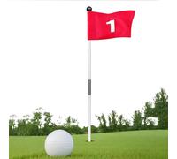 Golf Flag - Golf Pin Flag Hold Cup Kit For Practice | Portable Golf Accessories For Golf Lovers To Practice In The Backyard Garden
