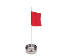 Golf Flag Hole Cup Set, Thickened Red Flag, Stainless Steel Double Layer Practice Cup with Flag Stick, for Golf Training