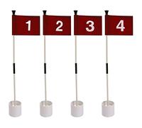 Golf Flag Stick-Set Green Flag for Courtyard, Flag Hole Cups Set, Golf Pole Pin Flag Pole, Portable Design in 2 Sections, Gift Ideas