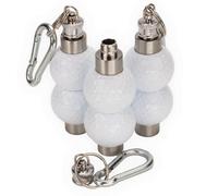 Golf Flask made from real Golf Balls, Keychain & Carabiner to attach to Golf Bag Accessories, Best Golf Gifts for Men Unique, Must Have Golf Accessories for Men Funny, Golf Tournament Prizes