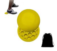 Golf Force Peda, Golf Swing Trainer Practice Pad with Foot Pedals, Strength Training Mat for Correcting Swing Posture & Increasing Club Head Speed (Yellow)