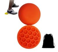Golf Force Peda, Golf Swing Trainer Practice Pad with Foot Pedals, Strength Training Mat for Correcting Swing Posture & Increasing Club Head Speed (Orange)