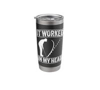 Golf Funny Golfer It Worked in My Head Stainless Steel Insulated Tumbler