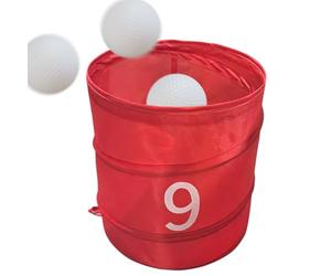 Golf Game Bucket - Golf Bucket 30x30cm Foldable Anti -Tip Design | Ball Sports Training Equipment with Integral Buckle, Sports Training Oxford Fabric Organizer for p