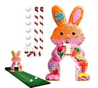 Golf Game for Parties, Easter Entertainment Activity, Indoor Golf Course with Sticks and Balls - for Family Gatherings at Home Living Room Bedroom Game Room