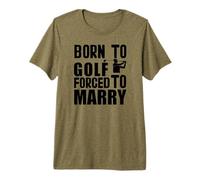 Golf Game Golfplayer Forced to Marry Golfer Golfing Premium T-Shirt