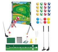 Golf Game Set, Golf Chipping Game, Indoor Outdoor GolfTraining Aids, GolfTarget Battle Games With Putting Mat, 6 Sticky Balls, Batting Pad, 1 Hole And Flag, Etc. Yard Games For Kids And Family