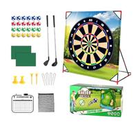 Golf Games for Adults Outdoors - Sticky Score Golf Balls, Weatherproof Outdoor Toy, Interactive Putting Mat Set, Family Entertainment Game | For Backyard Lawn Patio Garden Parties