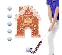 Golf Games For Small Christmas Gingerbread Toys Golf Training Game With Ball - For Beginner Golfer Office Hallway Garage Rainy Day Garden Party Holiday Annive