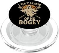 Golf Ghost Halloween Funny I Ain’t Afraid of Bogey PopSockets PopGrip for MagSafe