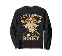 Golf Ghost Halloween Funny I Ain’t Afraid of Bogey Sweatshirt