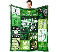 Golf Gifts for Men Blanket Ultra Soft Flannel Golfer Throw Blanket for Golf Lover Golfing Gifts Stuff 50"x40"