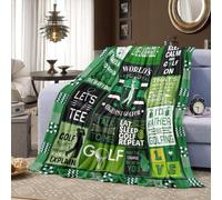 Golf Gifts for Men, Golfer Gifts for Men Women, Best Golfing Gift, Funny Golf Gift for Him, Golf Stuff Gift Unique, Mens Golf Gifts Ideas, Golf Themed Gifts for Golfer, Golf Throw Blanket 150x130CM