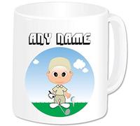Golf Gifts for Men - Personalised Golfing Golfer Mug Cup - Sports Present for Him. Birthday Christmas Father's Day Dad Son Grandad Uncle Husband (White Male)