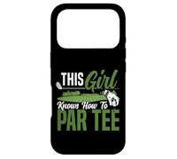 Golf Girl Pun Vintage This Girl Knows How To Par Tee Case for iPhone 17 Pro