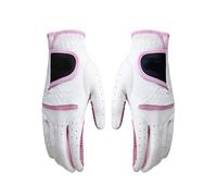 Golf Glove 1 Pair Golf Gloves For Women's Anti-Slip Golfs Gloves Soft Breathable Comfortable Gloves Gifts For Golfs Lovers Golf Gloves(Pink,19 Yards)