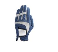 Golf Glove 1 Pcs Mens Golf Glove Breathable Blue Micro Soft Fabric Left/Right LH RH Hand Non-Slip Gloves For Men Golf Gloves(Worn on Left Hand,25 Large)