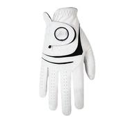 Golf Glove 1Pc Golf Gloves Men Left Right Hand Rain Grip Wear Resistant Durable Flexible Comfortable Slip-Resistant Golf Gloves(White-right hand,23)