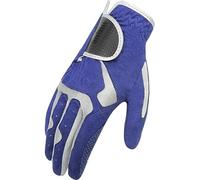 Golf Glove 1pc Golf Gloves Men Professional Breathable Blue White Soft Fabric Left Right Sports Non-slip Glove For Golfer Gift Golf Gloves(1pc Right Hand Blue,XX-Large XXL 27)