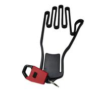 Golf Glove Holder & Drying Rack - Universal ABS Hook with Keychain | Portable Glove Dryer for Courses, Driving Range, Home, Backyard & Sports Training