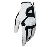 Golf Glove Men's Golf Gloves Fit For Left Hand Micro Soft Fiber With Anti-skidding Non Slip Particles 1 Pcs Golf Gloves(Left White,Size 22)
