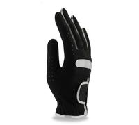 Golf Glove Pack 1 Pcs Men's Golf Glove Left Hand Right Hand Micro Soft Fiber Breathable Non-Slip Golf Gloves Men Color Black Golf Gloves(Worn on right hand,27 XX-Large)