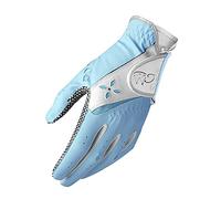 Golf Gloves 1pair PU Non-slip Particles Women Summer Golf Gloves for Right Hand Left Handed Fixed Adjustable Breathable Gloves Outdoor Sports