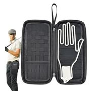 Golf Gloves Holder Case - 28x18cm Rigid Storage Case, Gloves Organizer with Shaper, multi-slot interior design, enhanced glove arrangement system | practical golf equipment accessory for travel home a