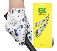 Golf Gloves Kids Junior Upgrade Grip Stylish 1 Pack, All Weather Breathable Gloves for Left Right Hand Youth Toddler Boys Girls (Blue, M, Right)