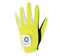 Golf Gloves Kids Youth Junior Toddler Boys Girls 1 Pack Left Hand, Breathable Microfiber Synthetic Right Handed Golfer Glove for Age 4-13 Years Old (Yellow, S)