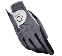 Golf Gloves Men Right Hand Rain Grip Weathersof Value Pack, Mens Golf Glove Wear Resistant Non Slip Color Grey (Grey-1 Pack, M/L-Worn on Right Hand)