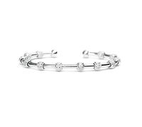Golf Goddess Stroke Counter Bracelet with Movable Beads - Sterling Silver Dipped