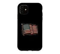 Golf Golfing Dad Papa Golf Ball American USA 4th of July Case for iPhone 11