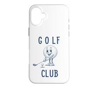 GOLF Golfing Golfer Swing Cool Retro Vintage Fun Ball Mascot Case for iPhone 16 Plus