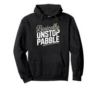 Golf Grandma Basically Unstoppable Funny Women Golfer Humor Pullover Hoodie