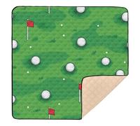 Golf Green_2 Soft Thick Baby Playmat for Floor 1-Piecing Padded Play Mat for Baby Toddler Infant, 50'' x 50''