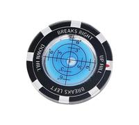 Golf Green Leader Double Sided Ball Marker High Precision Level Reading Aid with Level for Precise Putting - Golf Training Equipment