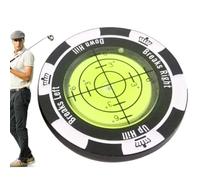 Golf Green Marker, Golf Markers for Putting Green | Sensitive Transparent Scale Zinc Green Reader | Multifunctional Pocket Golf Accessories, Pre Reading Aid