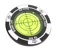 Golf Green Marker - Zinc Alloy Putting Tool, Clear Scale Reader, Sensitive Alignment Aid, Pocket Size slopee Indicator with Precision Feature, Multifunctional Course Accessory | for Players