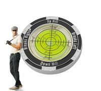 Golf Green Reader - Double Sided Putting Aid, Compact Ball Marker Tool | Pocket Size Round slopes Level With Gradient Guide, Handy Visual Assistant For Green Reading Practice Men Women Outdoor Play