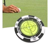 Golf Green Reader, Golf Ball Marker Spirit Level, Golf Marker for Putting Green, Sensitive Green Reader Ball Marker Made of Zinc Alloy with Clear Scale, Precise Pocket Size Reading Aid