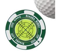 Golf Green Reader Professional Golf Marker | High accuracy adjustment tool with rust-resistant build function, reliable golf polishing guide for men and women to improve green reading ability and sash