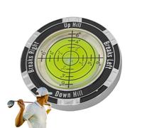 Golf Green Reader - Spirit Level Small Golf Ball Marker | High Precision Green Reading & Ball Marker For Accurate Putting | Multifunctional Leveler Tool For Gardening, Architecture, Golfs Course