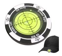 Golf Green Reader - Zinc Alloy Putt Marker | Unique Ball Markers Gradient Tool, Reduction Training Aid, Course Practice Device With Instruction Manual For Quick Accurate Reading