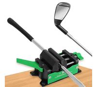 Golf Grip Kit for Regripping Golf Clubs with Reinforced Aluminum Construction, Quick Release Golf Club Shaft Vise Clamp for Home Workshop & Club Repair, Ideal for Golf Enthusiasts & DIYers