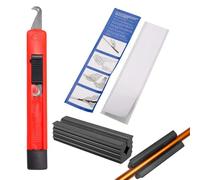 Golf Grip Replacement Kit - Complete Replacement Kit | Grip Installation Tool | Includes Tape, Solvent, Hook Cut Item, Non-Slip Grips Replacements For Clubs, Home Or Workshop, Easy To Use