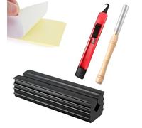 Golf Grip Tape Stripper Remover Tool with 3 Accessories - Golf Club Regripping Kit Includes Rubber Vise Clamp, Hook Blade Knife & 13 Double-Sided Grip Tape Strips
