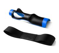 Golf Grip Trainer & Connection Band, Club Grip Trainer Aid Attachment and Swing Correcting Arm Band Kit for Right Handed Men Women Golfer Beginner Fix and Elbow Position(Blue)