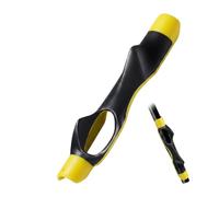 Golf Grip Training Aid, Golf Grip Trainer Rubber for Correct Hand Position Lightweight Anti-Slip Grip Trainer Golf Ideal for Right-Handed Develops Muscle Memory Enhanced Golfing Skills (yellow)