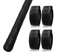 Golf Grip Wrapping Tapes Straps Club Grips Solution Wraps Value 4 Pack, Golf Regripping Solution Tacky Convenient for Golf Club Grips Outdoor Sport Gifts (Black)